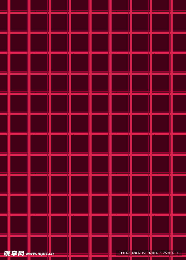 红色网格图案背景