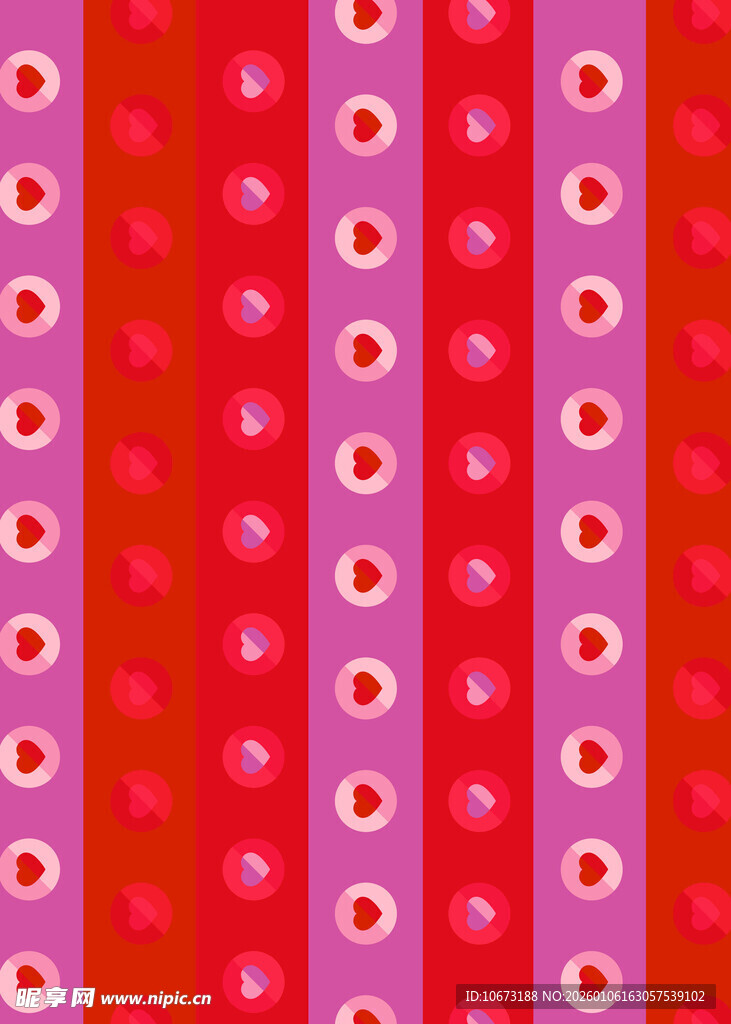 红紫条纹圆点图案背景