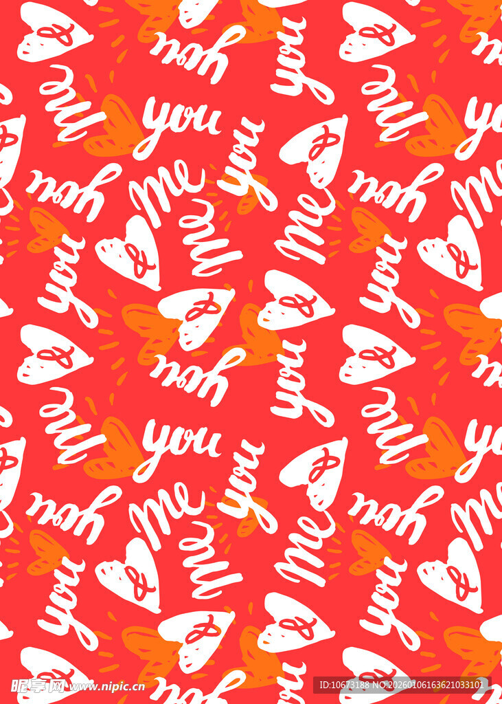 红色感恩图案无缝背景