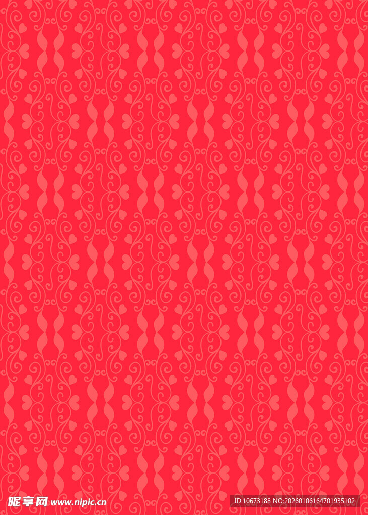 红色几何花纹背景图案