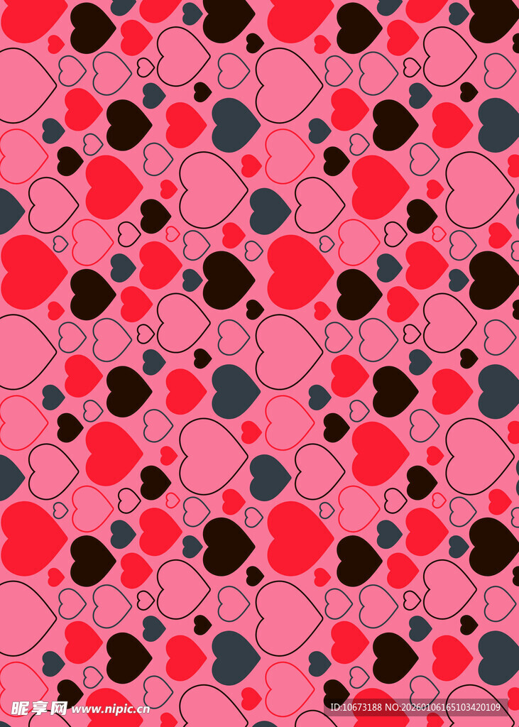 粉色几何图案无缝背景