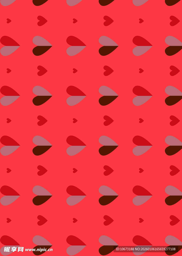 红色圣诞帽图案背景