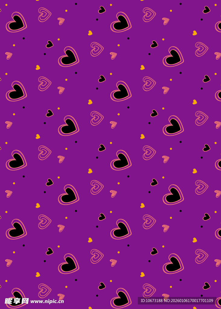 紫色背景西瓜籽图案