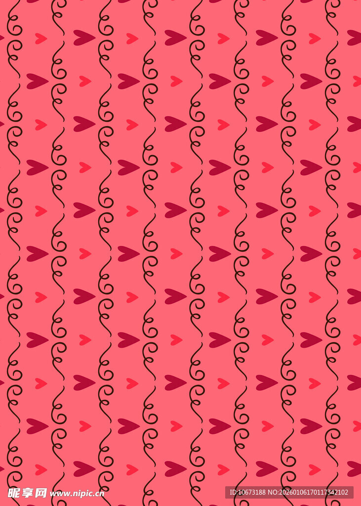 粉色几何图案无缝背景