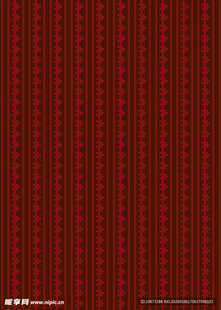 红色竖条纹纹理背景图