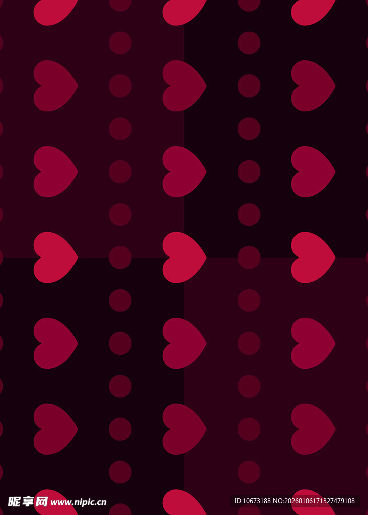 心形图案背景纹理