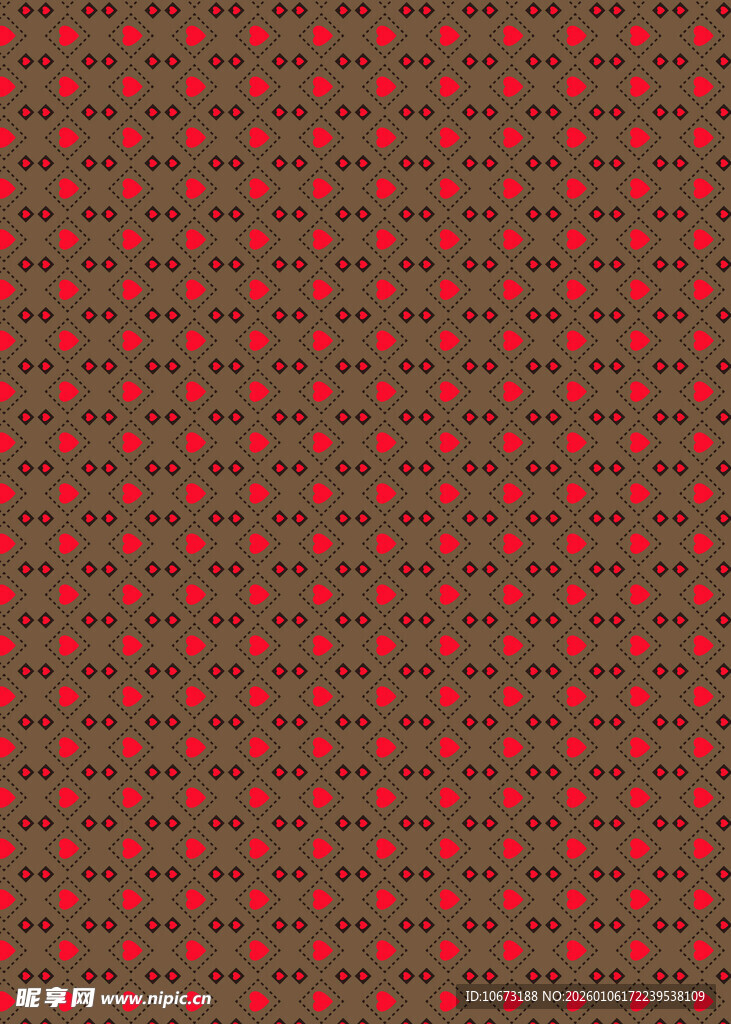 红色网格纹理背景图案