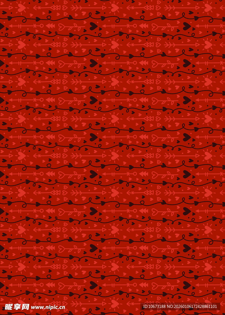 红色纹理图案背景