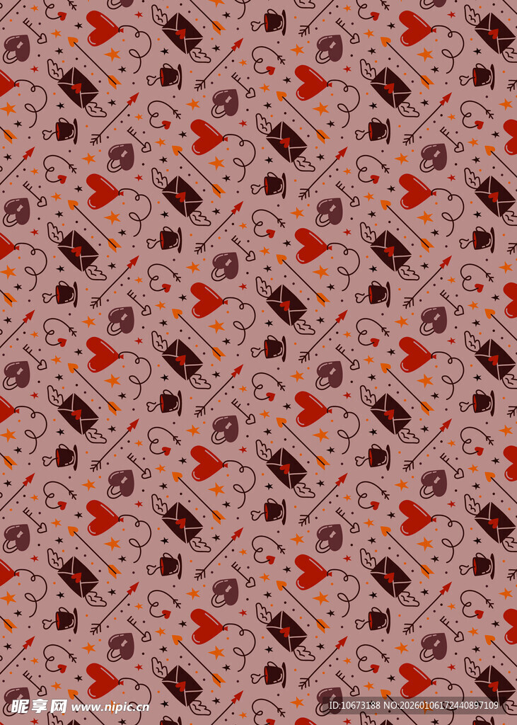 复古风冰淇淋图案纹理