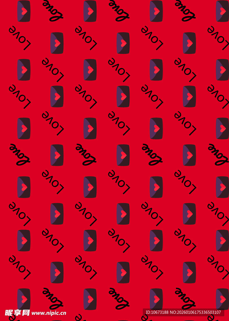 红色底纹图案背景纹理