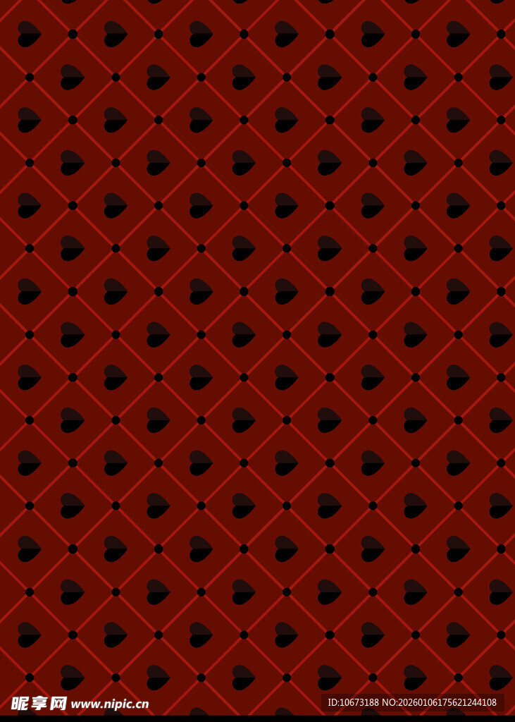 红色几何图案纹理背景
