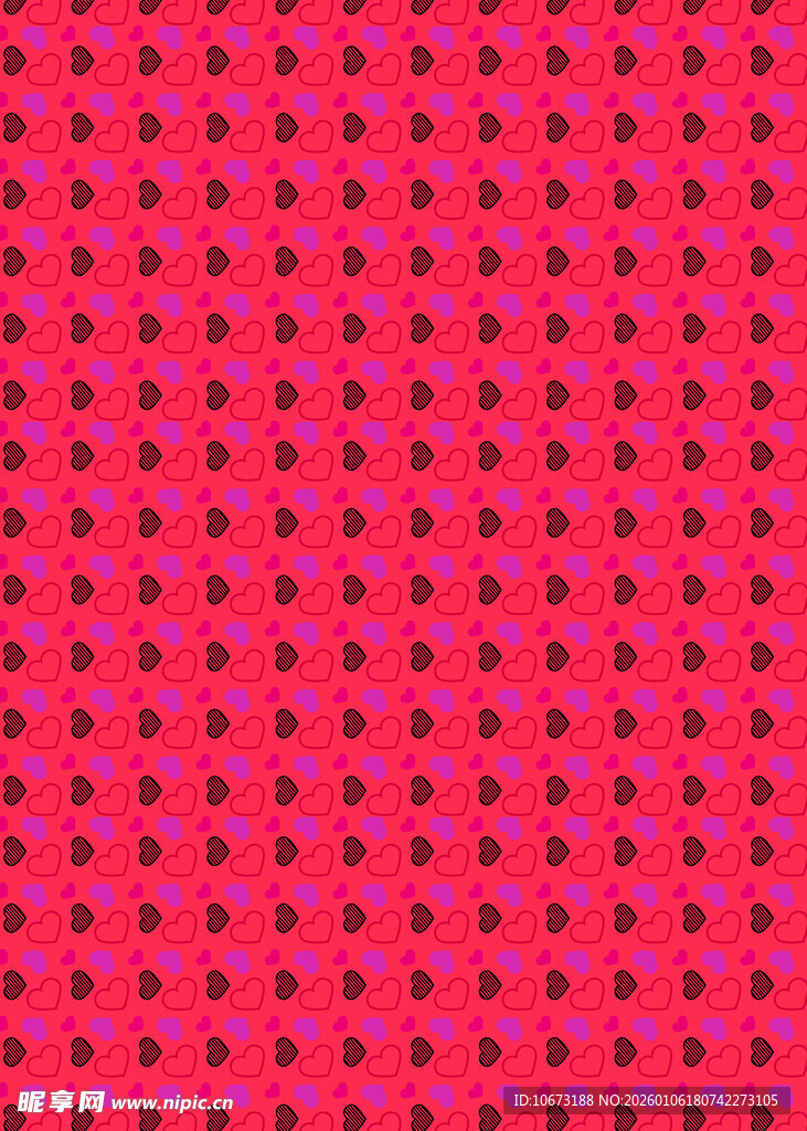 红色波点纹理背景图案