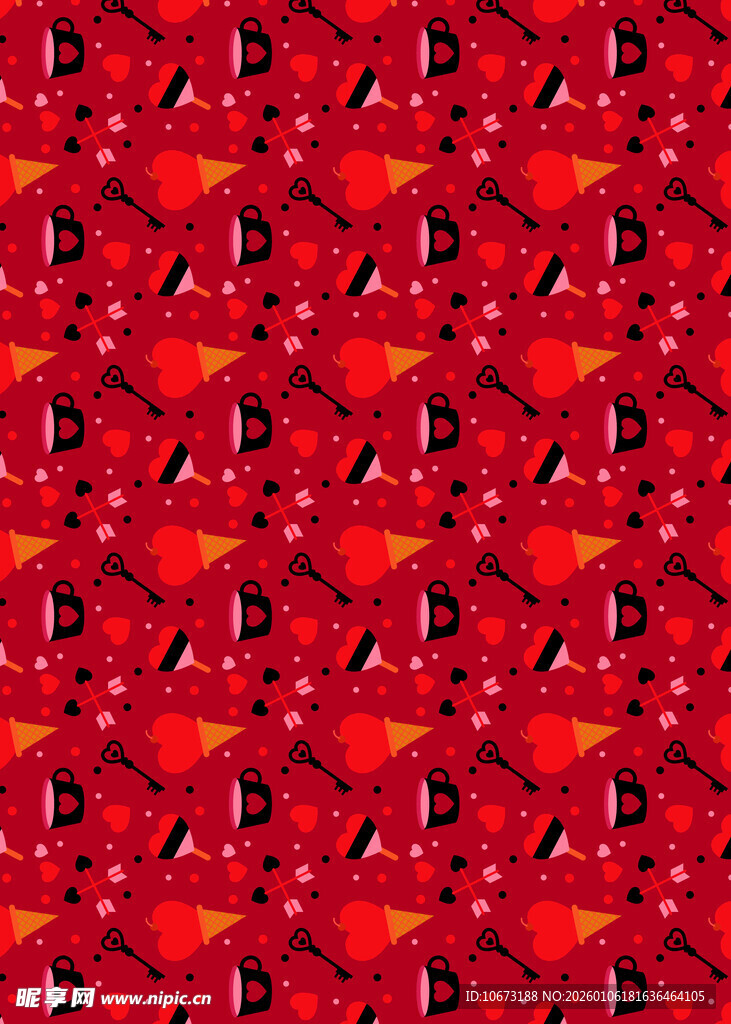 红色火焰图案背景纹理