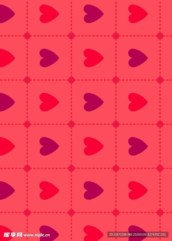 心形图案背景纹理设计