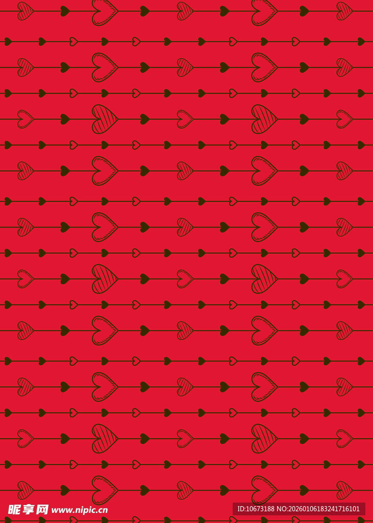 红色底黑色图案纹理背景