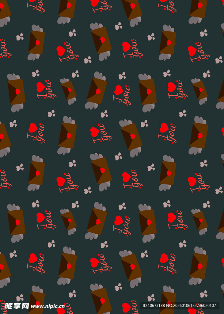 圣诞主题饮品图案背景