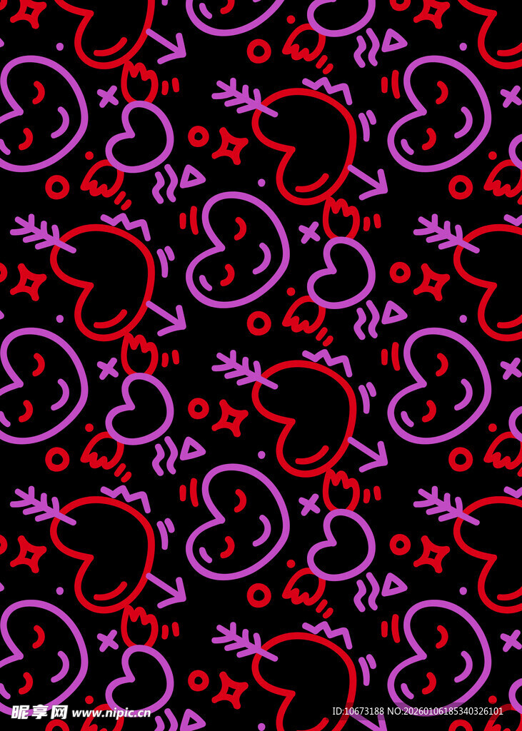 多彩螺旋交织图案背景