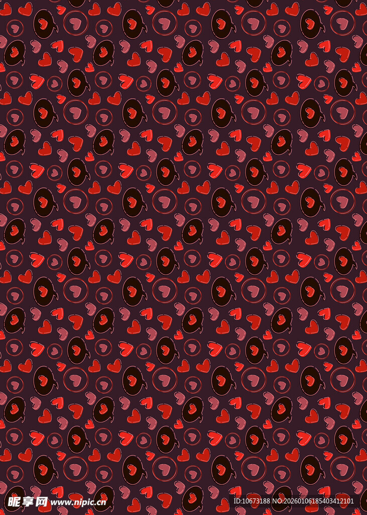 红色斑点纹理图案背景