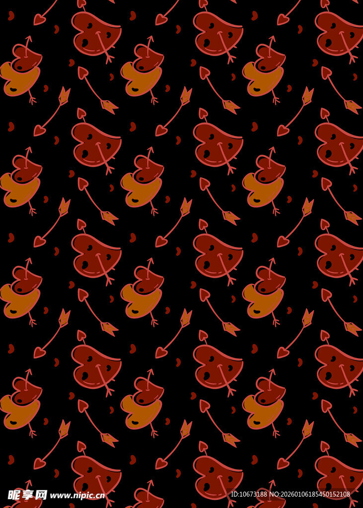 复古风花卉图案背景