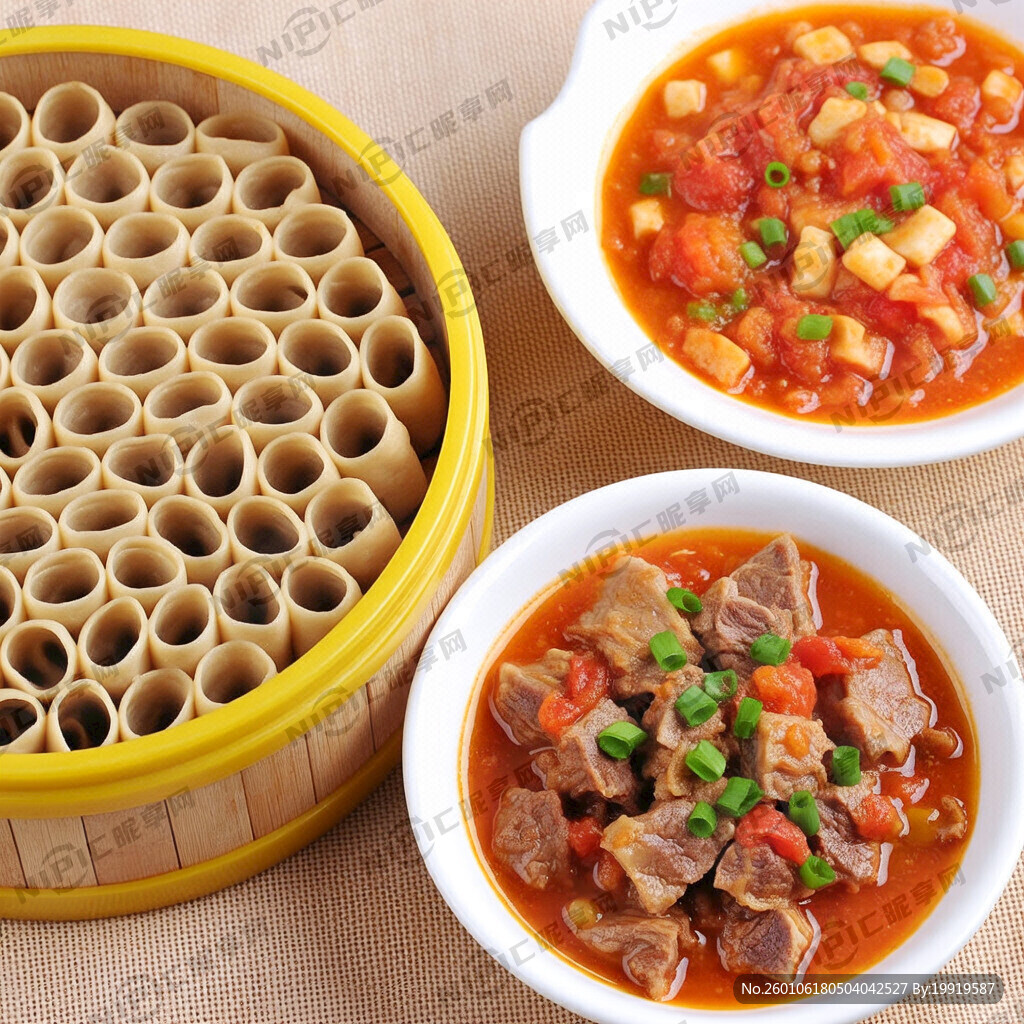 莜面窝窝的手绘图 要求黄色系