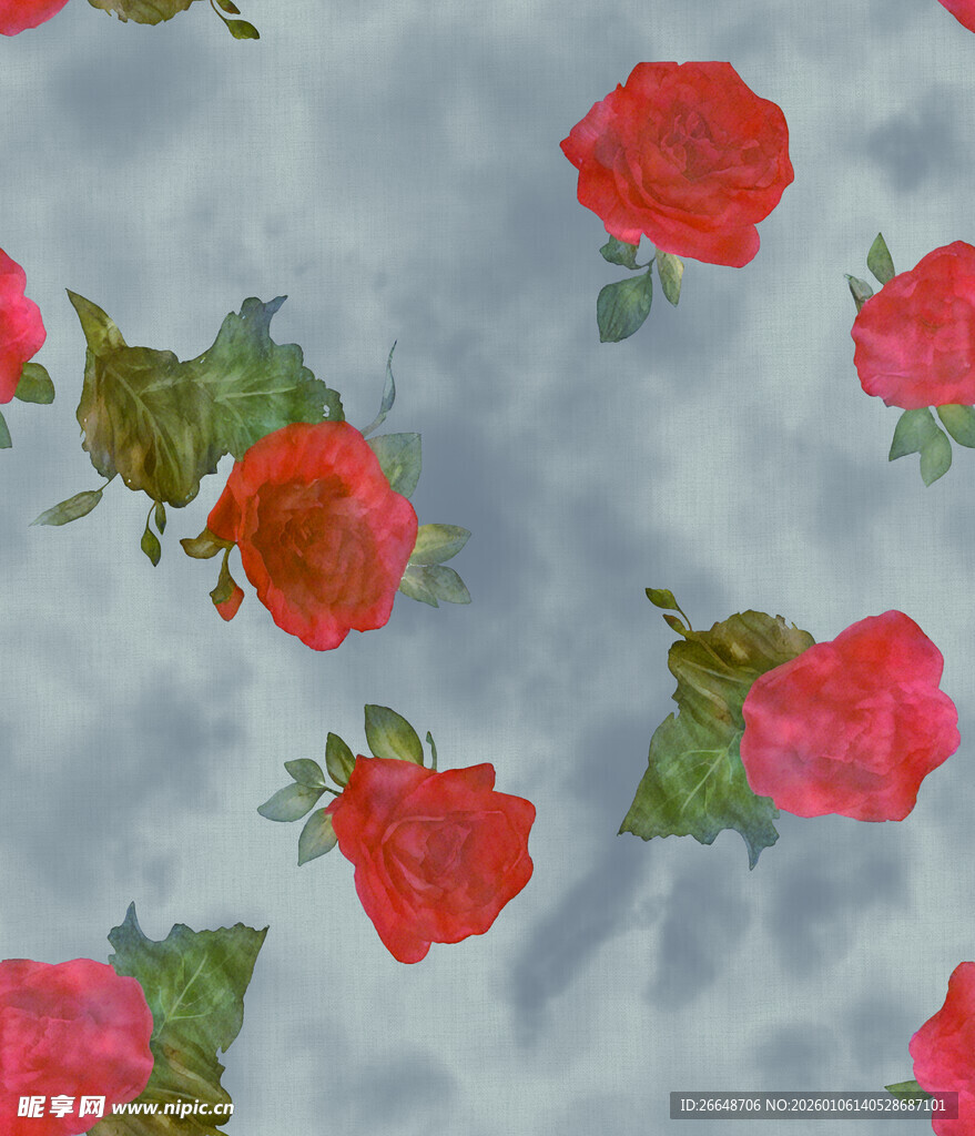 小碎花 水彩花  大花 手绘花