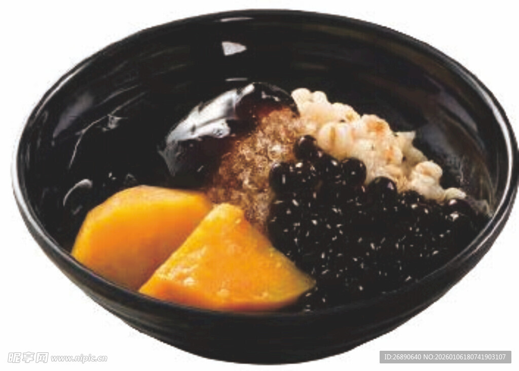 美味黑金流沙芋泥甜品