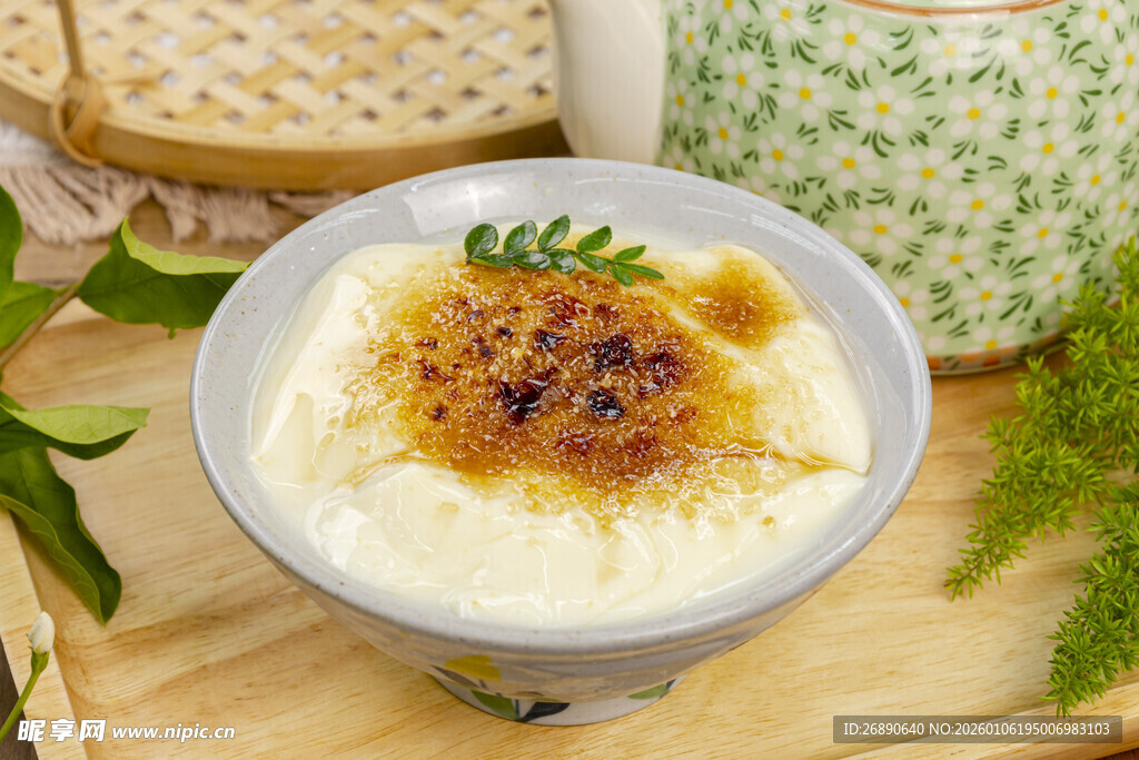 古早焦糖冰豆花