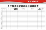 服务部家庭农场挂牌跟踪表