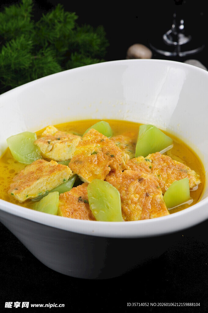 金汤丝瓜烩虾仁