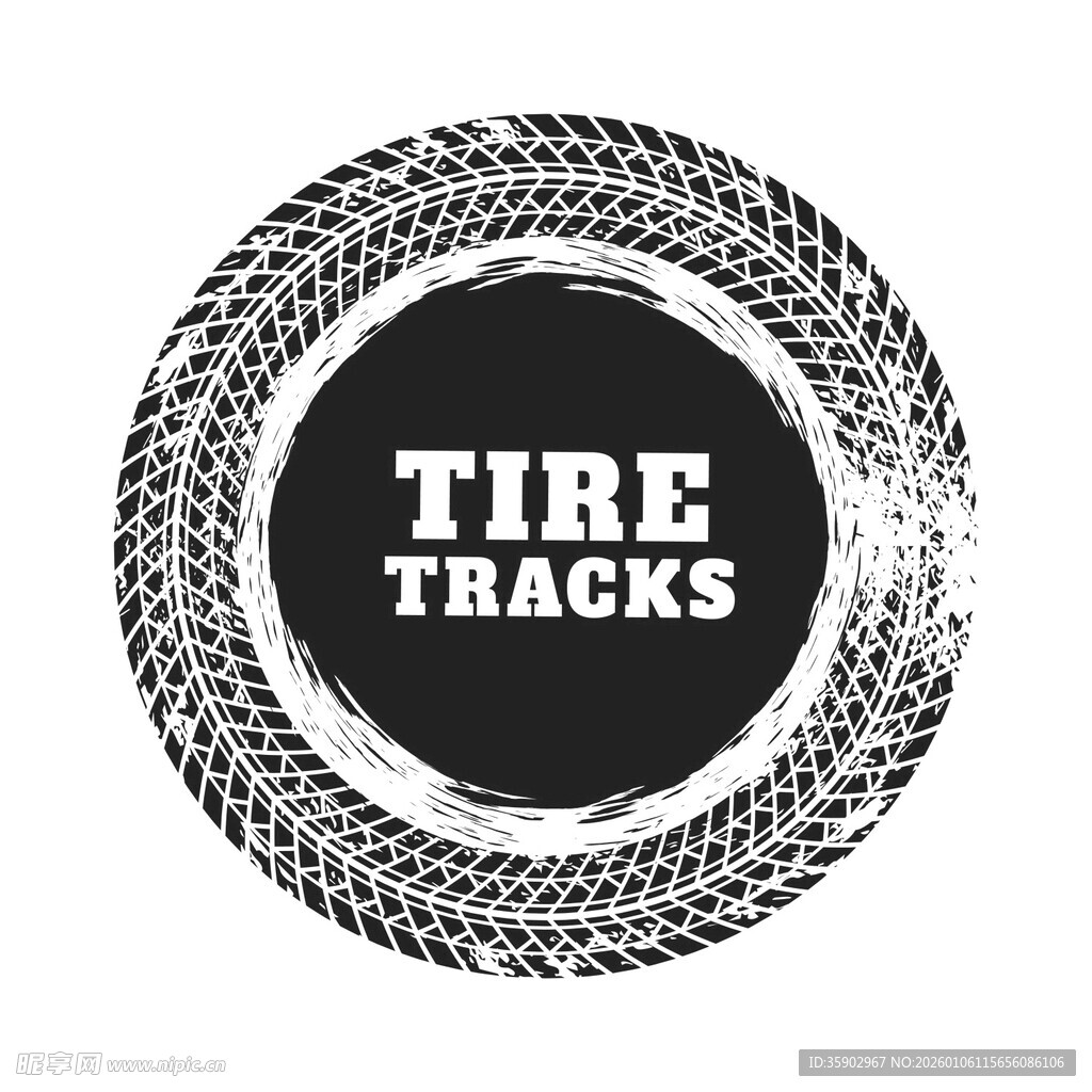 轮胎轨迹图标设计