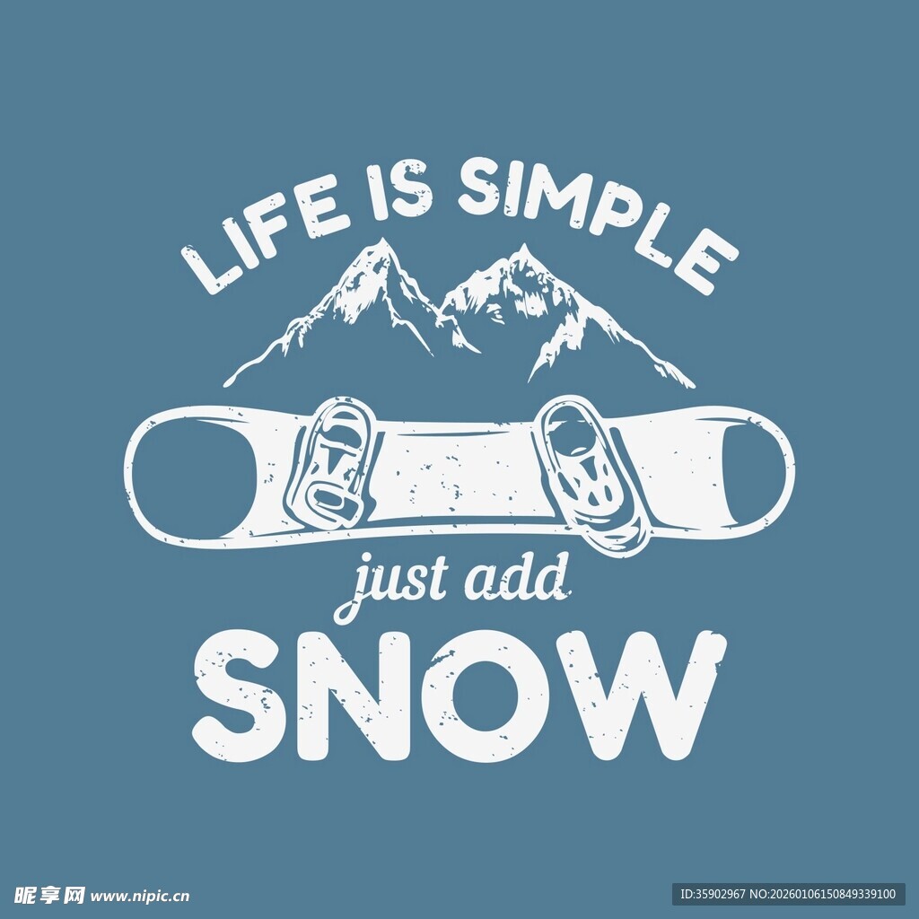 矢量滑雪图标素材