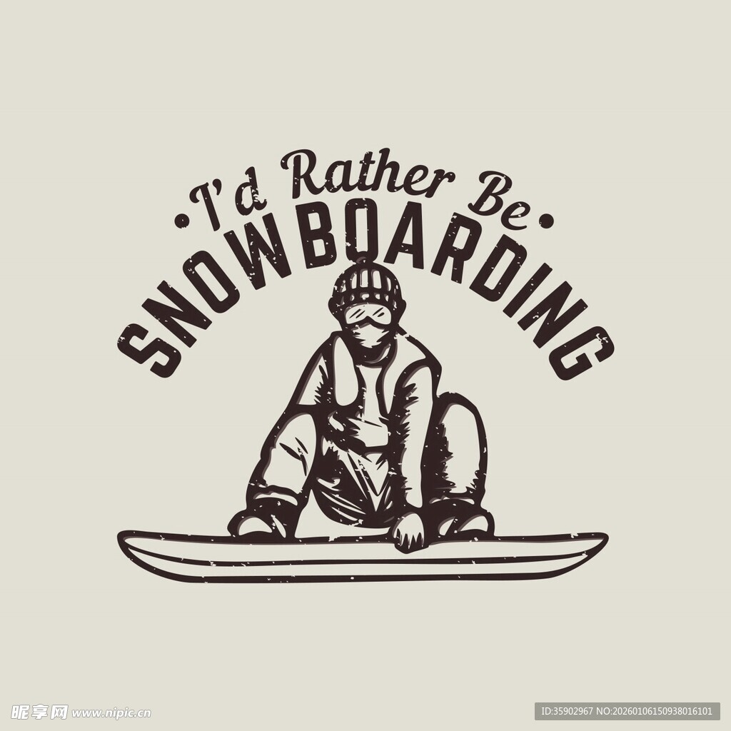 滑雪板运动图标