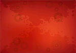 红色梦幻花纹背景