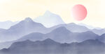 水墨山水背景