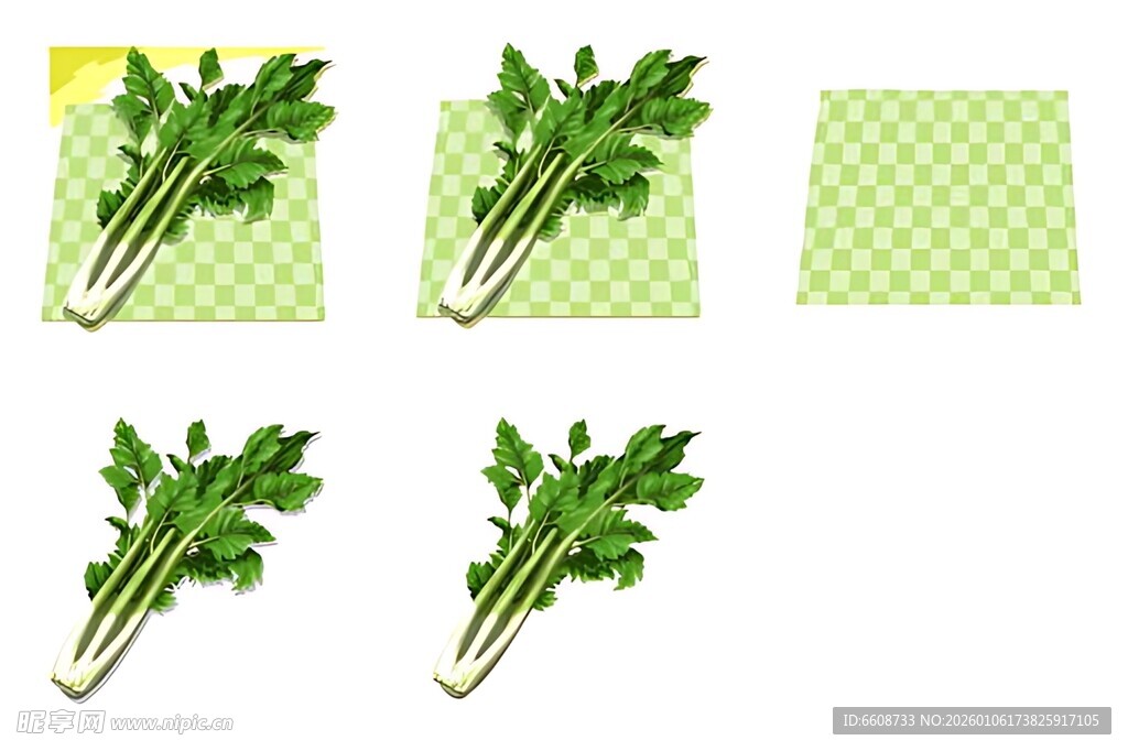 新鲜芹菜摆拍图