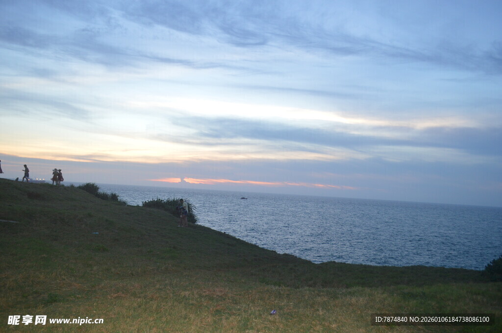 海边黄昏美景