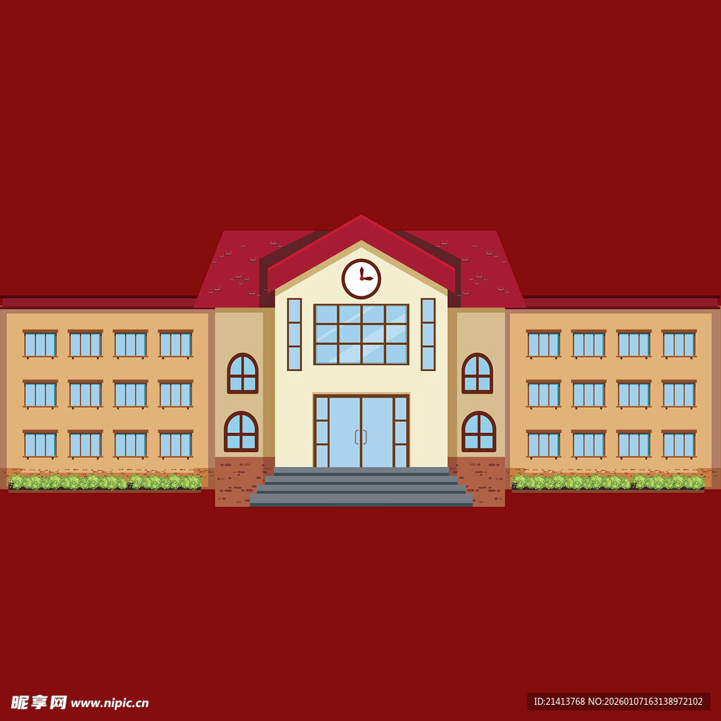 学校建筑外观图