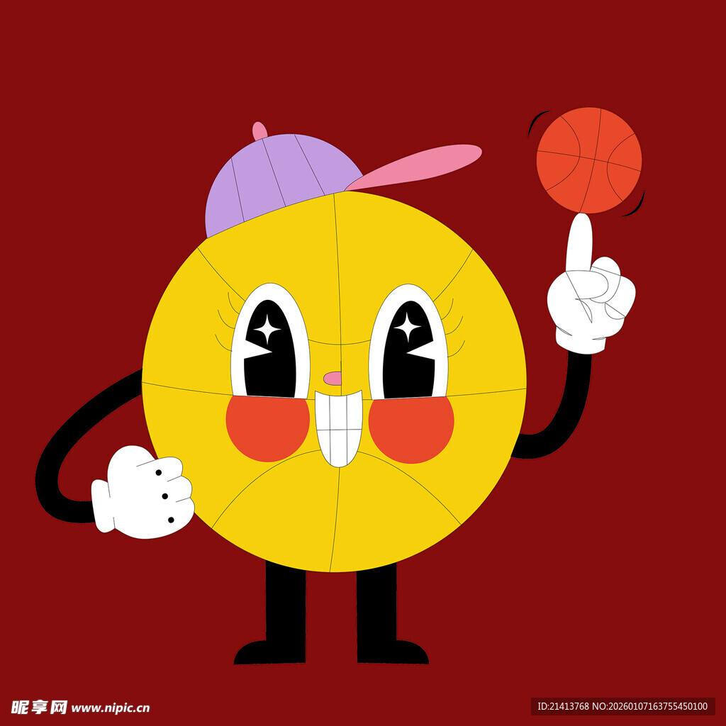 可爱笑脸卡通形象