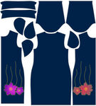 优雅蝴蝶结装饰的时尚服饰