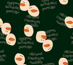 卡通鸭子图案背景设计