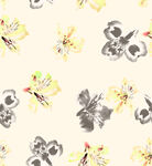 水墨风花卉蝴蝶图案纹理