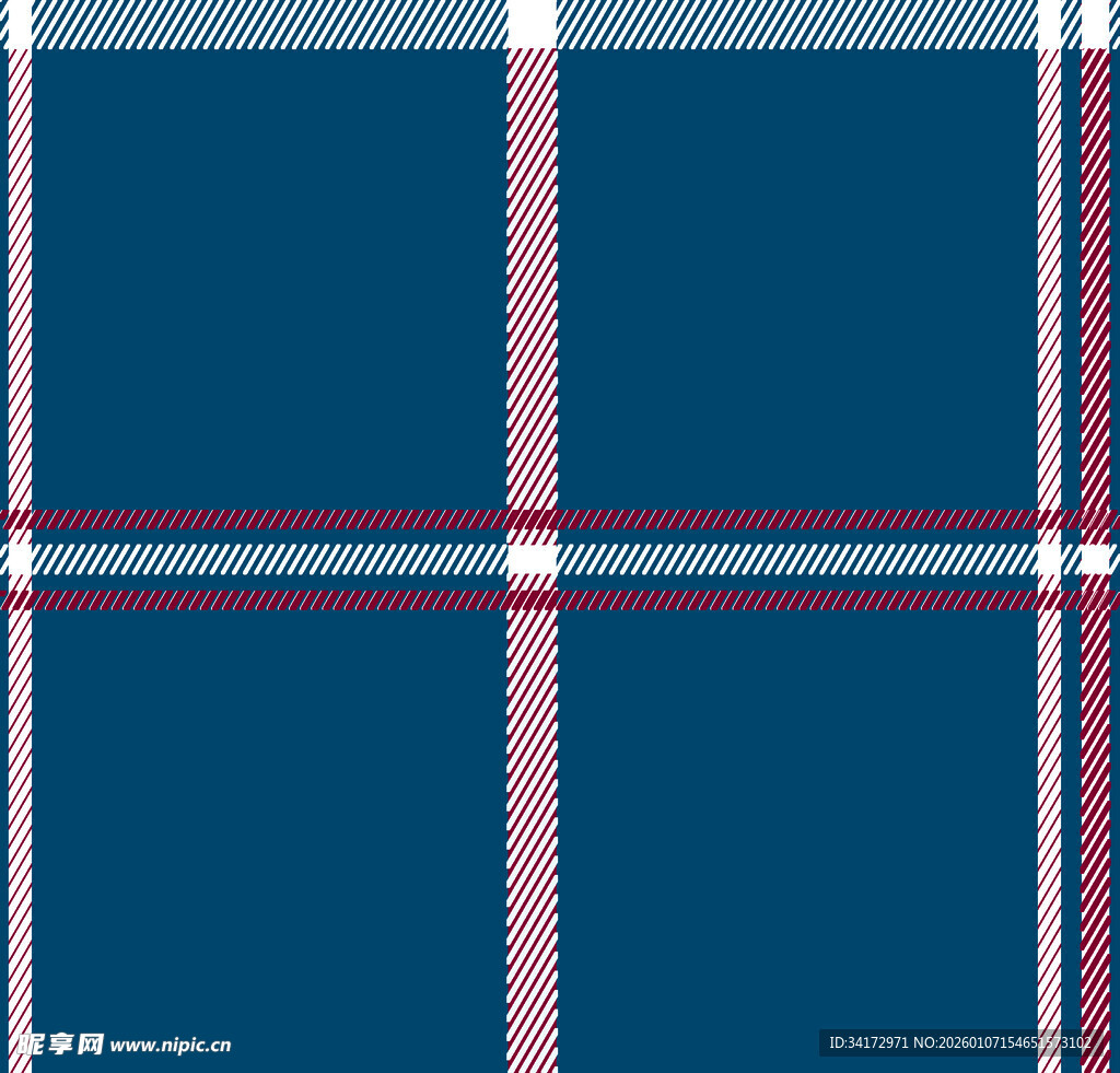 深蓝色格子图案纹理