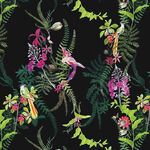 热带花鸟植物图案设计