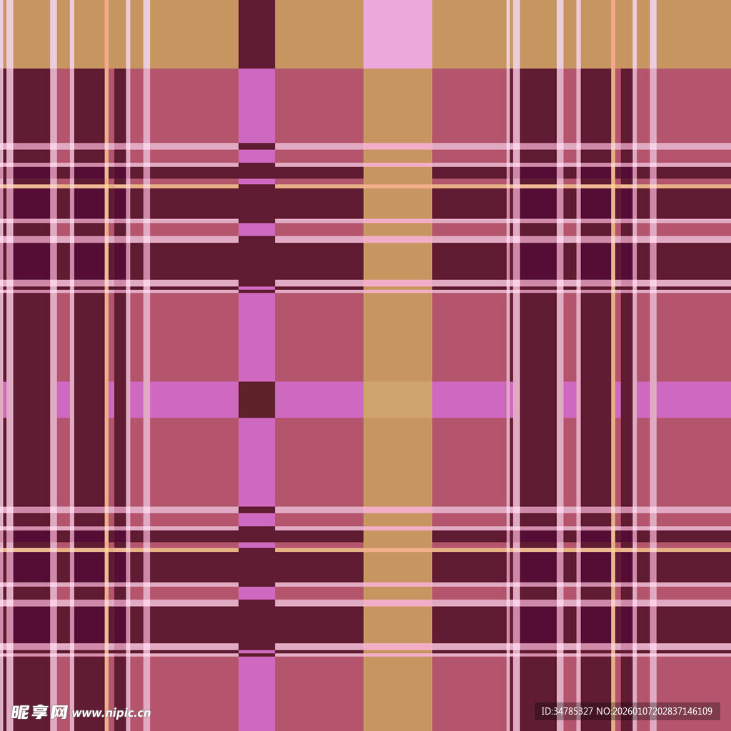 复古格子图案纹理