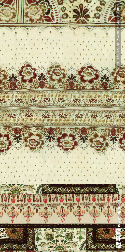 复古花纹装饰图案