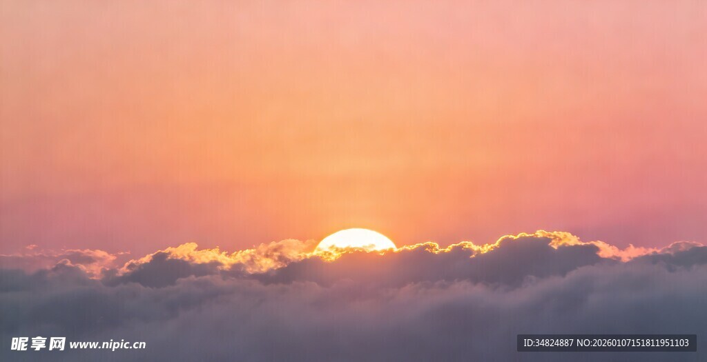云海之上的壮丽日出