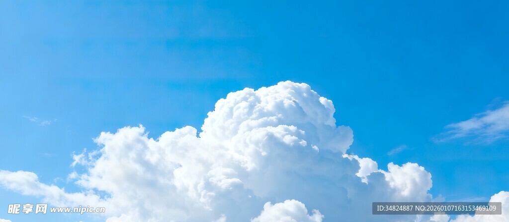 蓝天白云美景