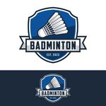 羽毛球运动标志设计