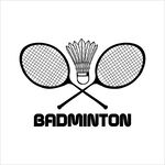 羽毛球运动标志图案