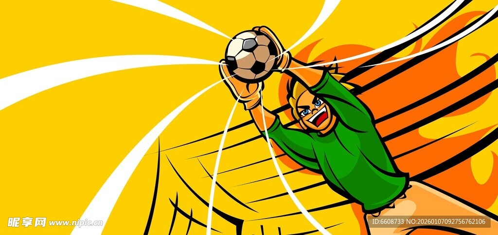 超级英雄飞跃闪耀光芒